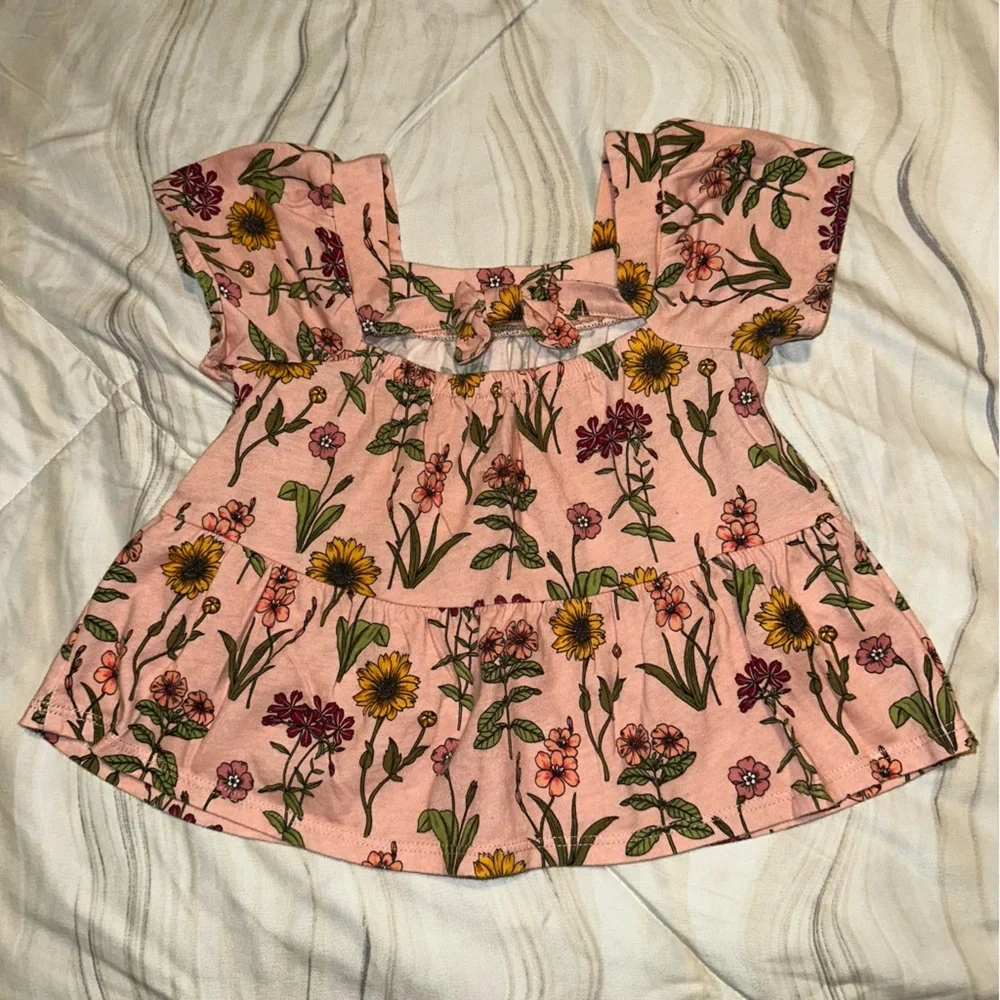 The Children's Place Pink Floral Top‎